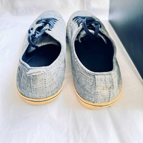 H&M cotton gray blue men shoes ,👟 very beautiful and comfortable 👌 - Picture 8 of 9